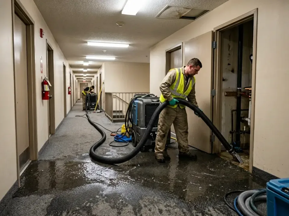 multi-unit-apartment-hallway-f-005 — frequently asked questions, Emergency Burst Pipe Water Extraction & Removal in Van Wert…